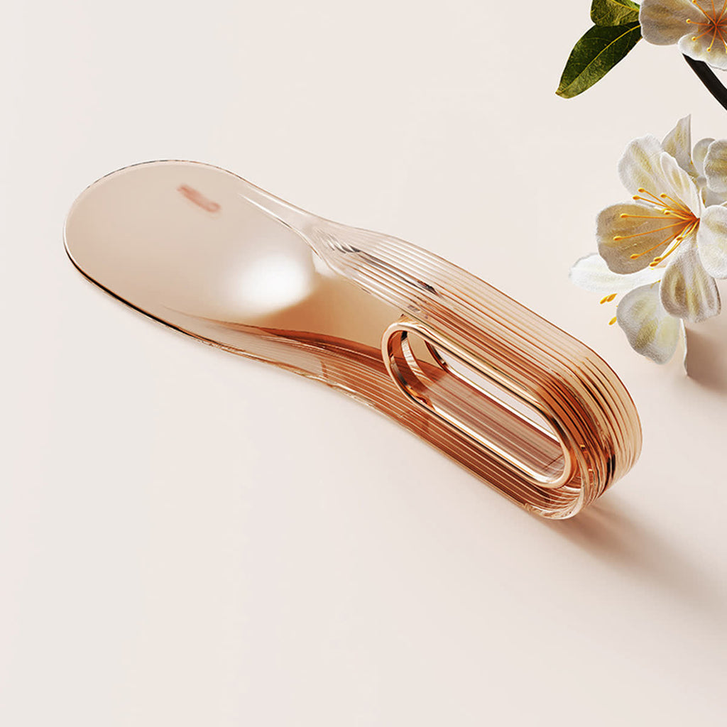 Translucent orange mattress lifter with built-in hand opening
