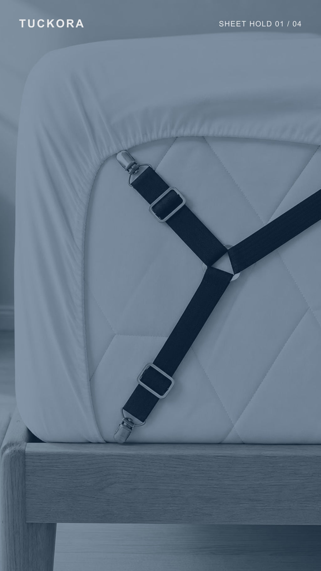 Fitted Sheet Straps — 4-Pack